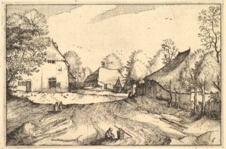 The Swan's Inn from Regiunculae et Villae Aliquot Ducatus Brabantiae MET DP825666
