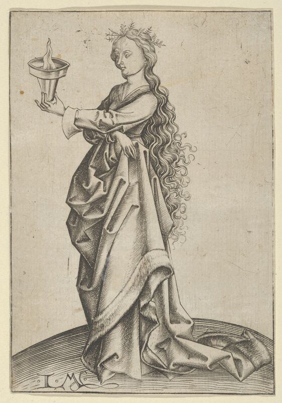 The Third Wise Virgin, Martin Schongauer