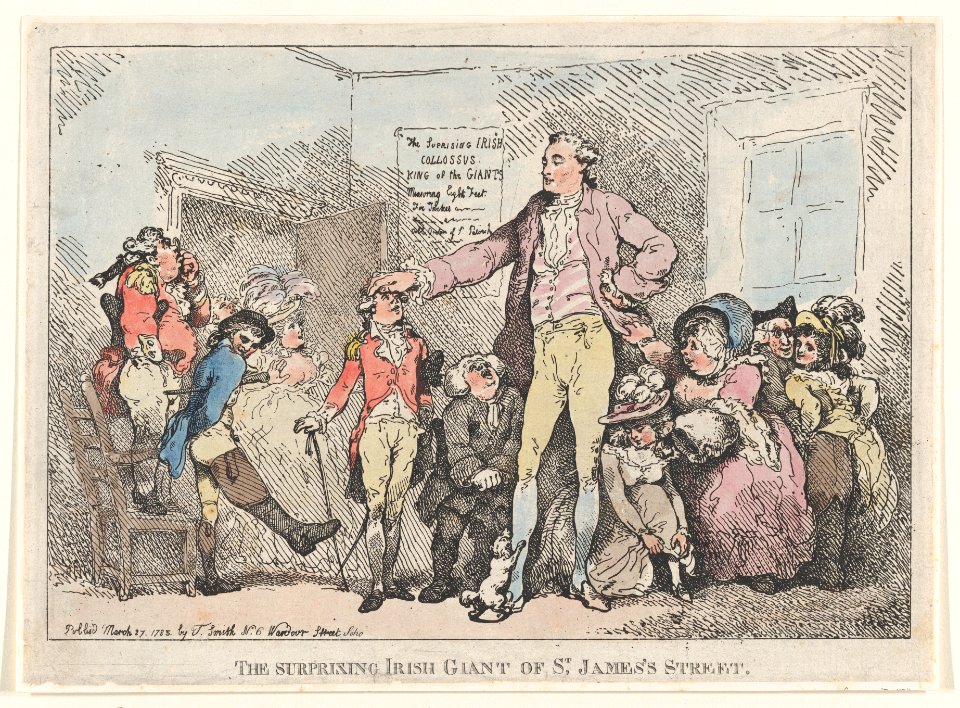 The Surprising Irish Giant of St. James's Street MET DP871837