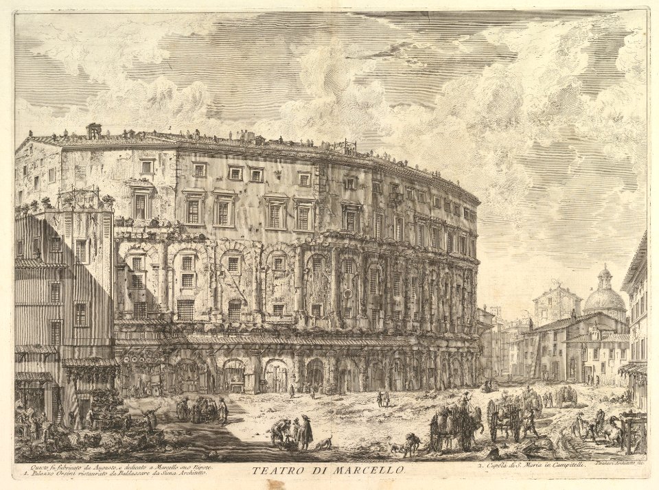 The Theatre of Marcellus (Teatro di Marcello) MET DP828292