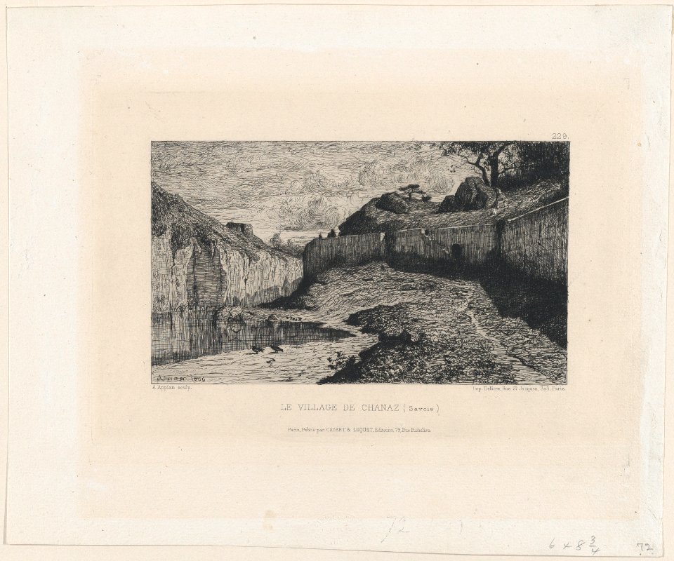 The Village of Chanaz (Savoie) MET DP874030