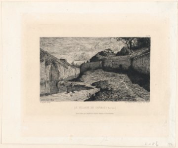 The Village of Chanaz (Savoie) MET DP874030