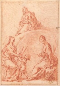 The Virgin and Child Appearing to Saint Agatha and Saint Lucy MET 80.3.219