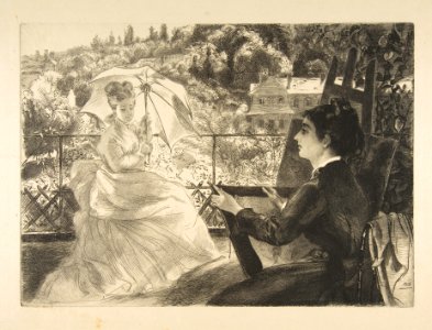The Terrace of the Villa Brancas MET DP814369