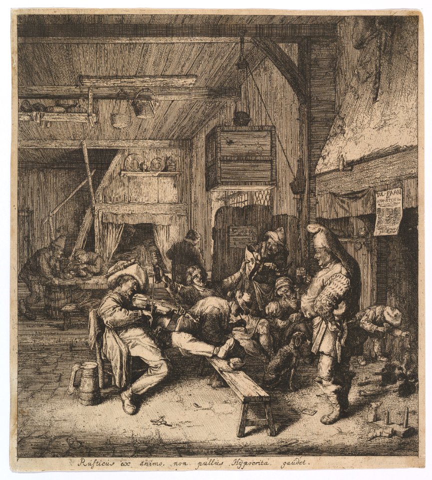 The Violin Player Seated in the Inn MET DP820693