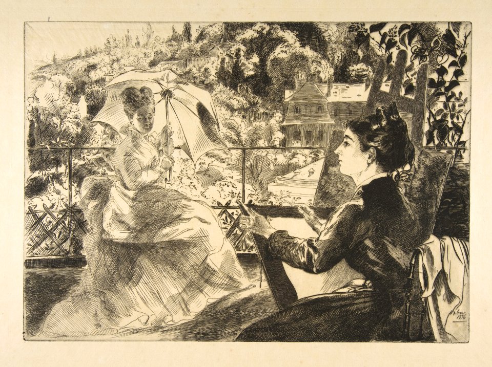 The Terrace of the Villa Brancas MET DP814368