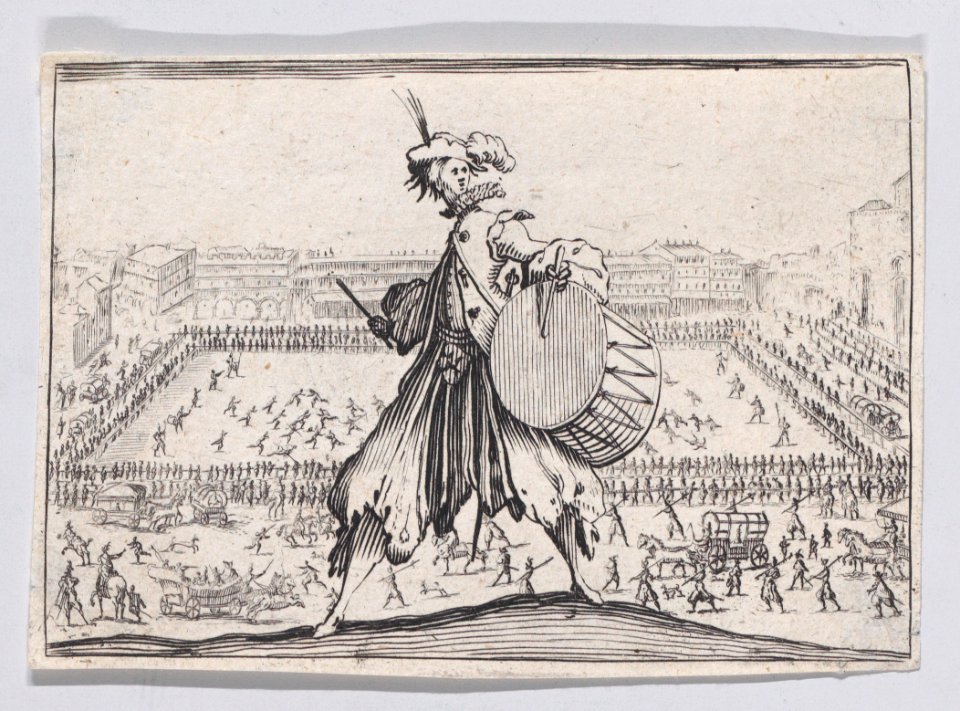 The Tennis Game at the Piazza Santa Croce, in Florence Met DP888308