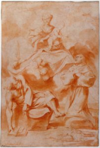 The Virgin and Child Appearing to Saint Anthony of Padua and a Hermit MET 1973.126