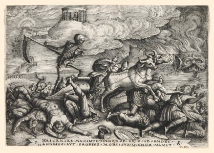 The Triumph of Death on Time, from The Triumph of Petrarch MET DP867559