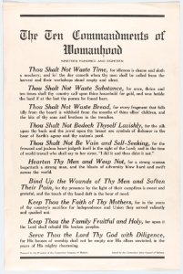 The ten commandments of womanhood MET DP867908