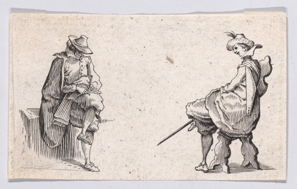 The Two Seated People Met DP888333