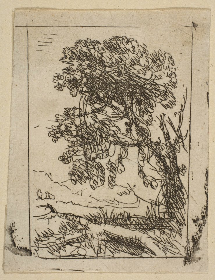 The Two Landscapes (Left Tree) MET DP816314