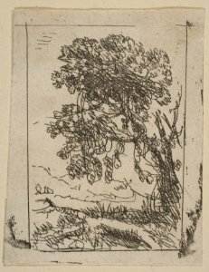 The Two Landscapes (Left Tree) MET DP816314