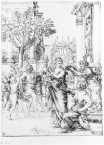 The Triumph of Nature Over Art (design for an engraving of 'De Florum Cultura') MET 172069
