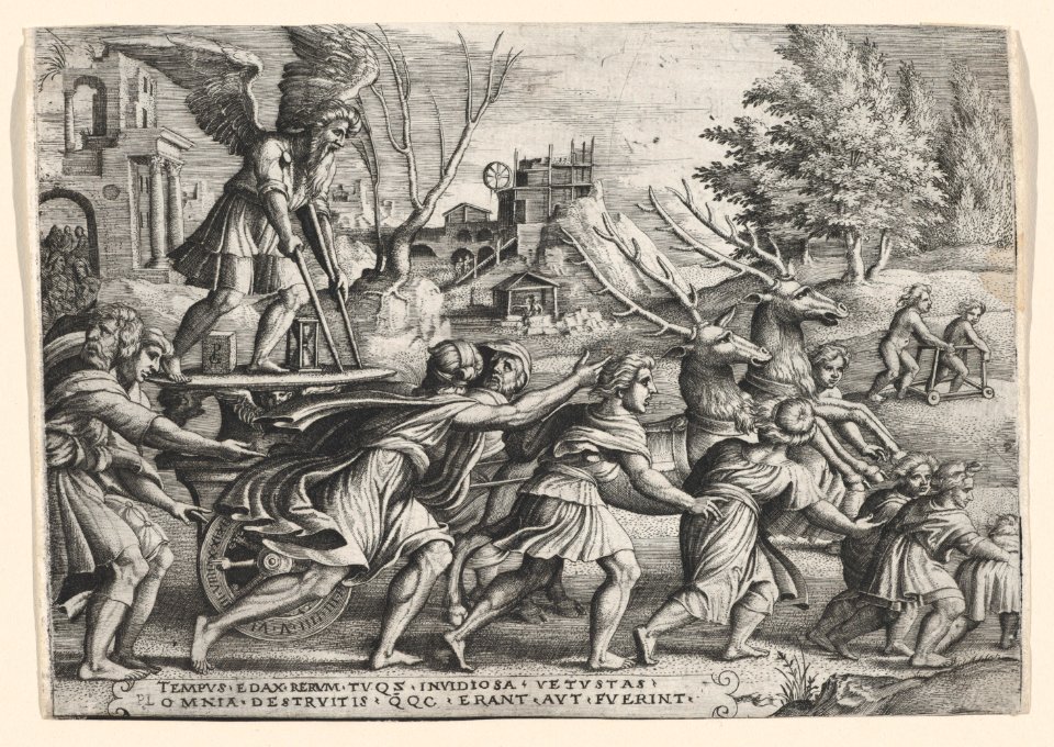 The Triumph of Time on Fame, from The Triumphs of Petrarch MET DP867557