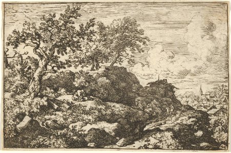 The Two Peasants Seated on the Hill MET DP837641