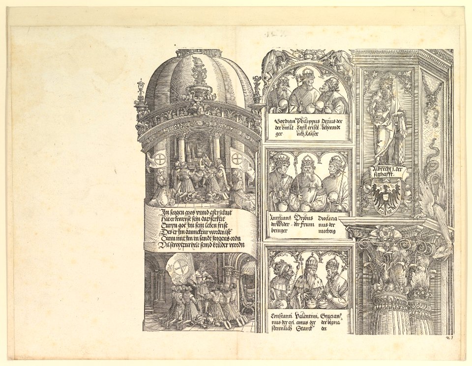 The Triumphal Arch of Emperor Maxmilian I MET DP820671