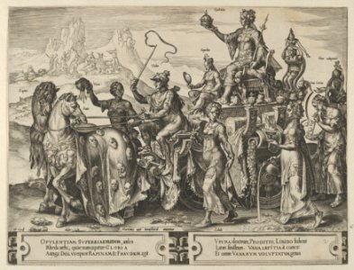 The Triumph of the Riches, from The Cycle of the Vicissitudes of Human Affairs, plate 2 MET DP852889