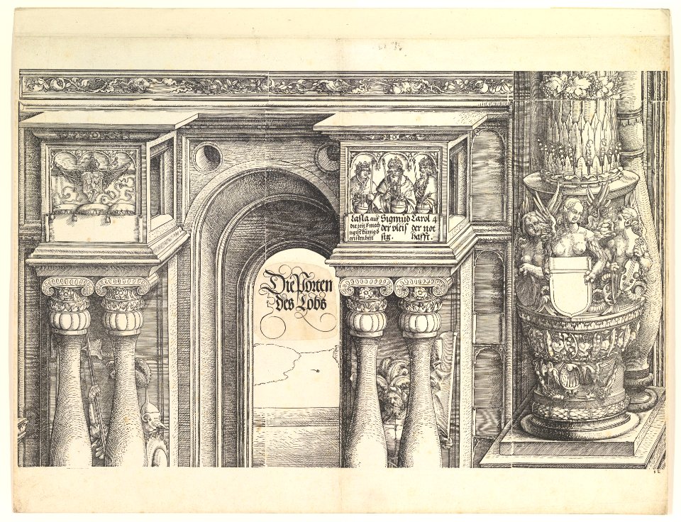 The Triumphal Arch of Emperor Maxmilian I MET DP820674
