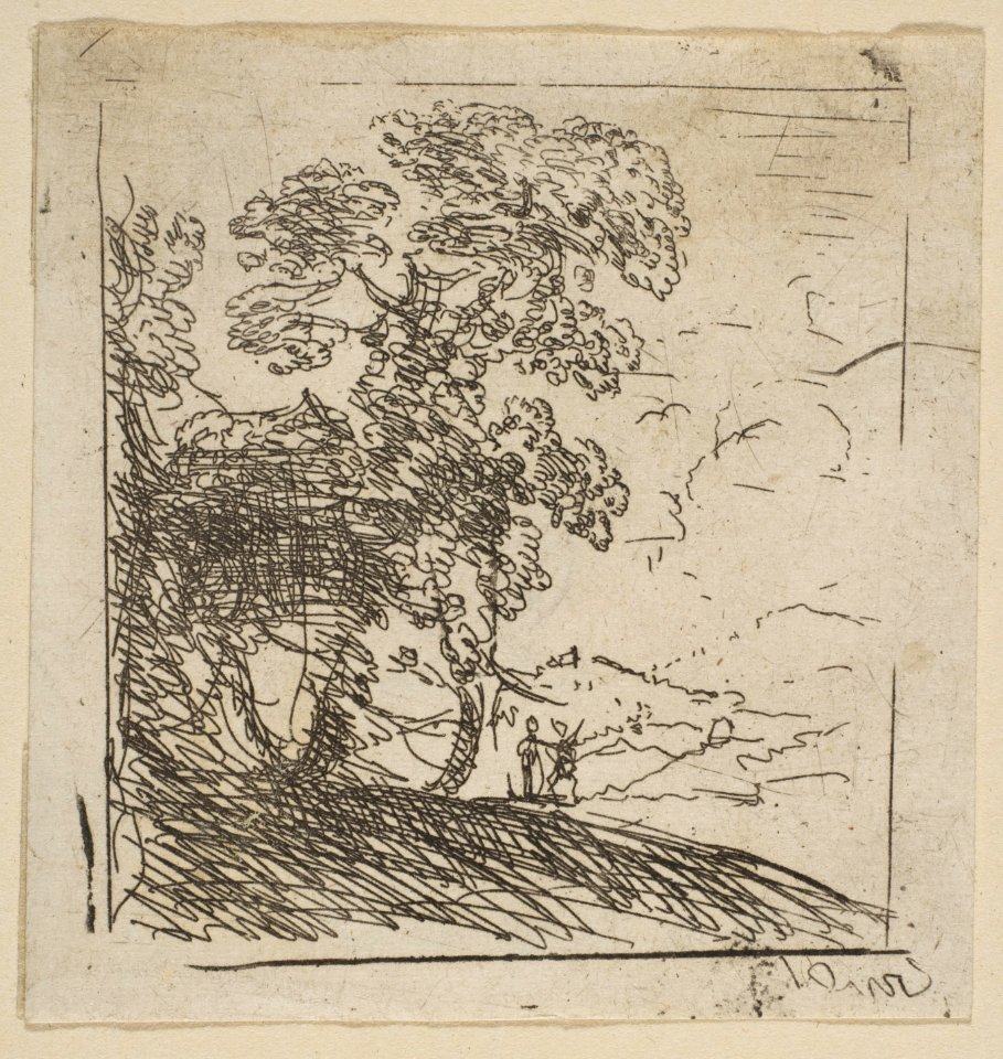 The Two Landscapes (Right Tree) MET DP816316