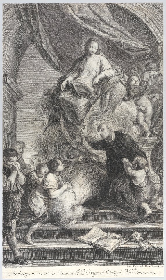 The Virgin appearing to San Filippo Neri Met DP885727