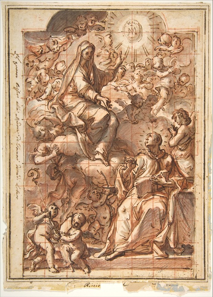The Virgin Appearing to St. Bernard of Clairvaux MET DP811362