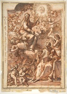 The Virgin Appearing to St. Bernard of Clairvaux MET DP811362