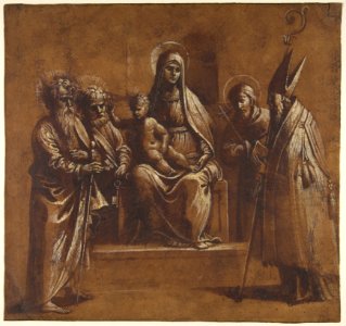 The Virgin and Child with Saints MET DP812144