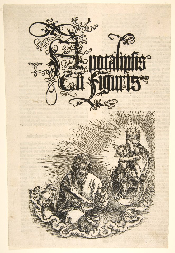 The Virgin and Saint John, from the Apocalypse MET DP816730