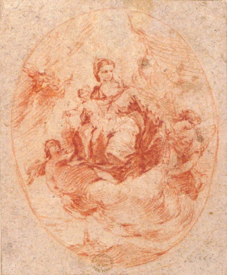 The Virgin and Child Holding Scapulars MET 80.3.491