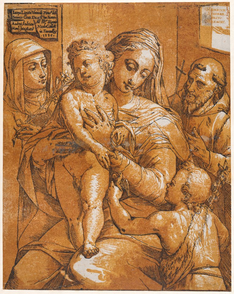 The Virgin and Child with St. John the Baptist, St. Francis, and St. Catherine of Siena MET DP875544