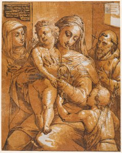 The Virgin and Child with St. John the Baptist, St. Francis, and St. Catherine of Siena MET DP875544
