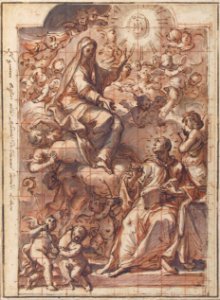 The Virgin Appearing to St. Bernard of Clairvaux MET 1988.28