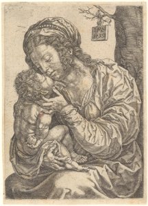 The Virgin and Child Seated at the Foot of a Tree MET DP215653