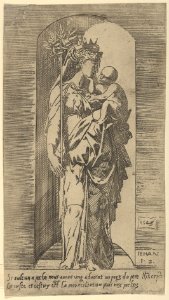 The Virgin and Child in a Niche MET DP854203