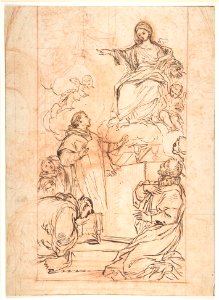 The Virgin Appearing at Mass MET DP810391