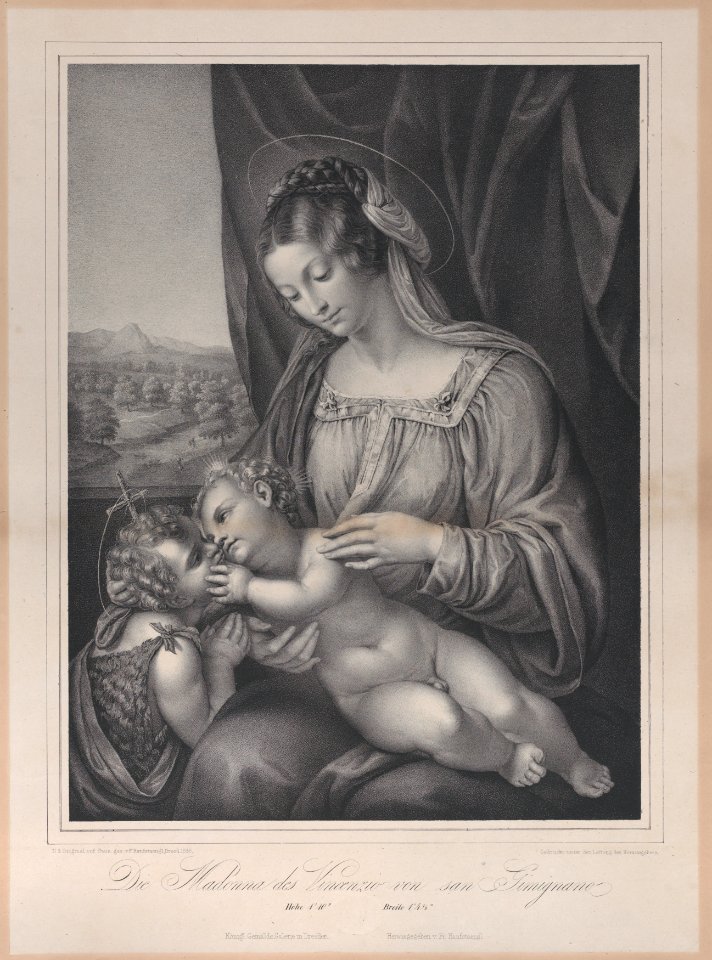 The Virgin and child with the infant Saint John the Baptist Met DP885453