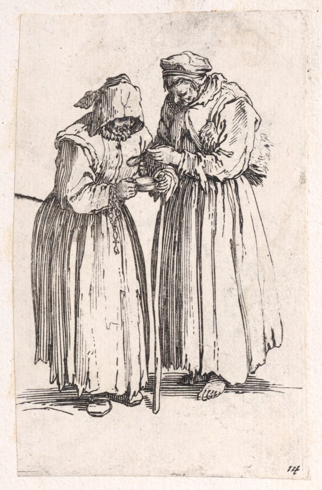 The Two Female Beggars Met DP890689