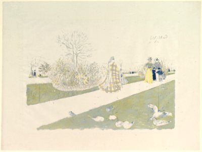 The Tuileries Garden, from Album des Peintres-Graveurs MET DP827230