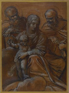 The Virgin and Child with Two Male Saints MET 1973.12. Free illustration for personal and commercial use.
