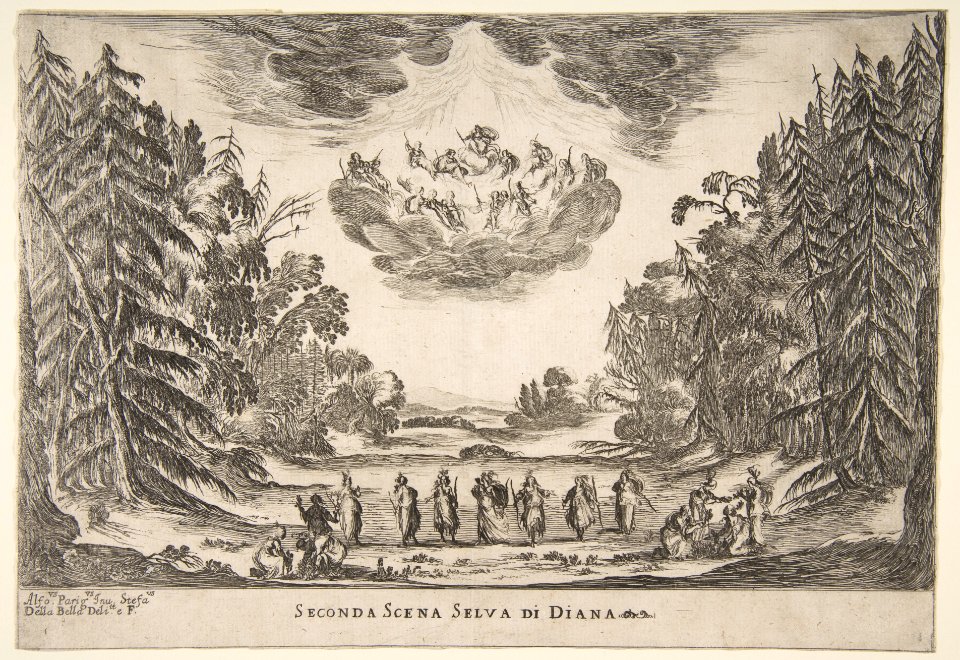 The Wedding of the Gods- Second Scene, Diana MET DP818081