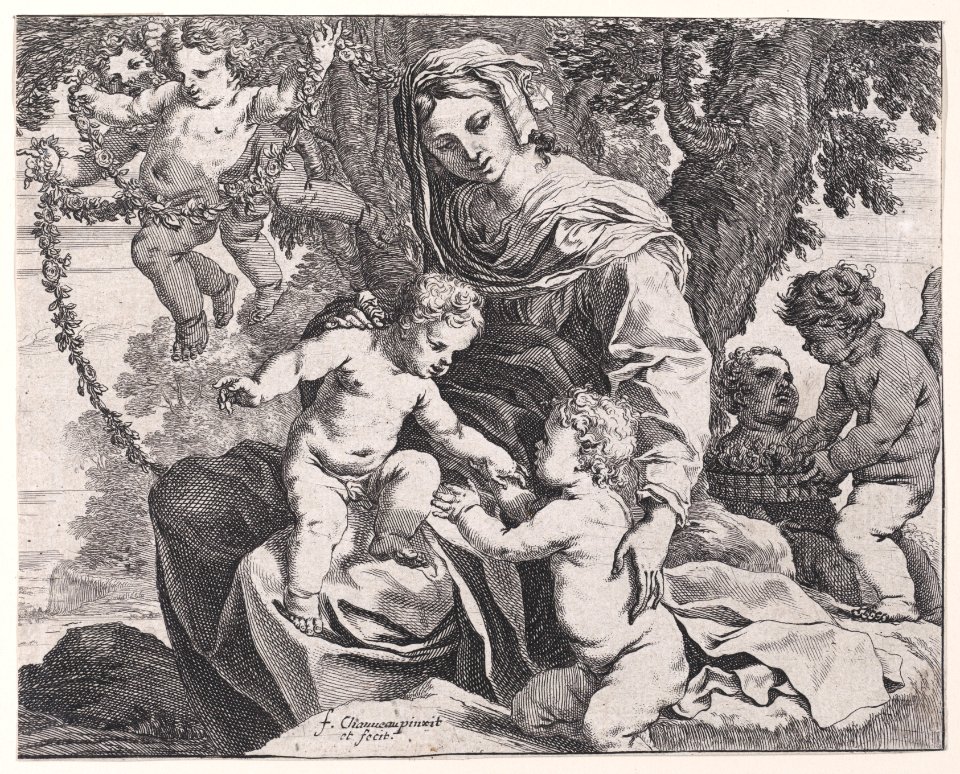The Virgin with Christ Child and Saint John the Baptist Met DP889800