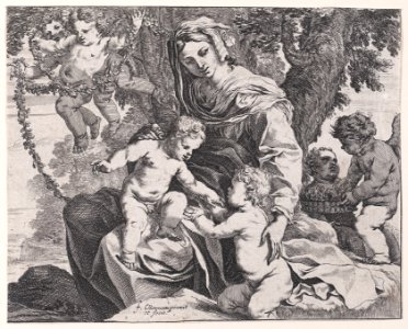 The Virgin with Christ Child and Saint John the Baptist Met DP889800