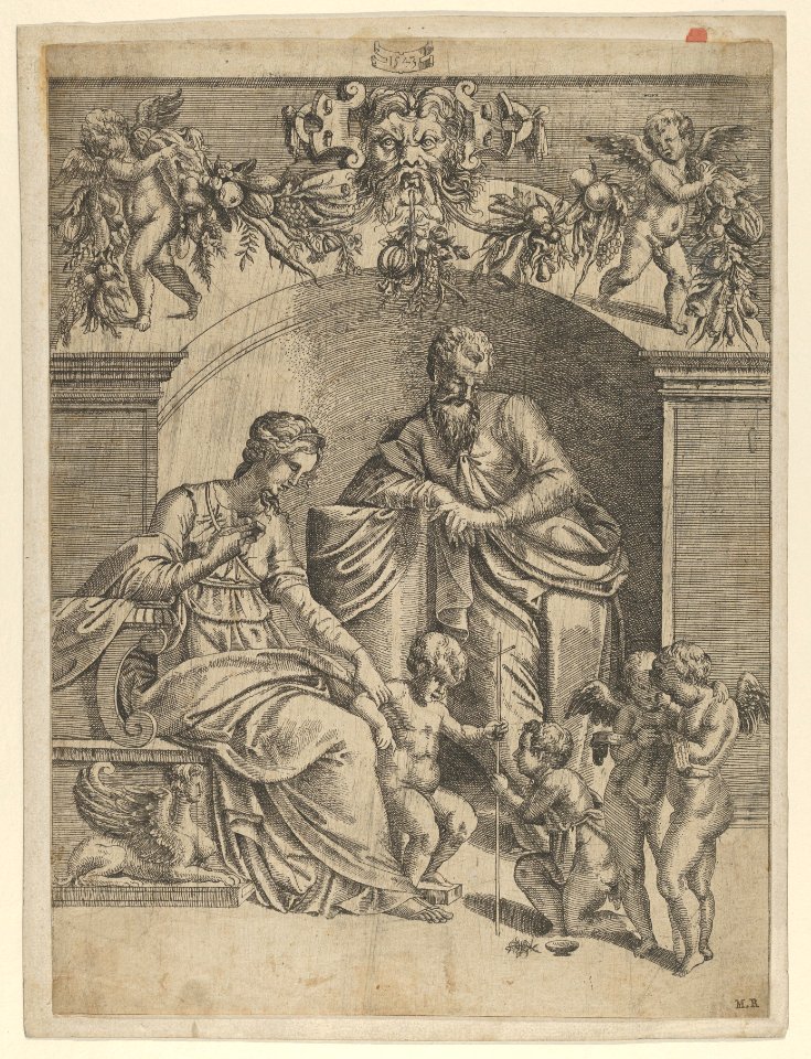 The Virgin with Infant Jesus adored by St. John MET DP855159