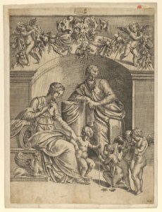 The Virgin with Infant Jesus adored by St. John MET DP855159