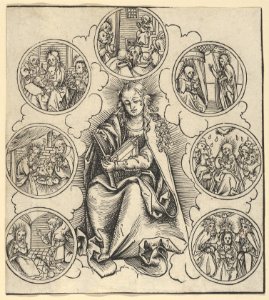 The Virgin Surrounded by Sven Medaillons Representing the Seven Joys of the Virgin MET DP842108