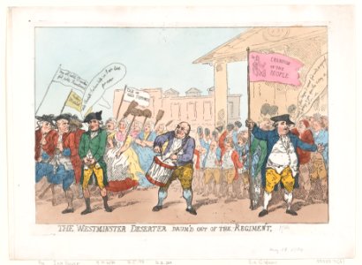 The Westminster Deserter Drum'd Out of The Regiment MET DP871780