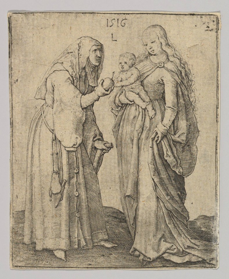 The Virgin With Child and St. Anna MET DP818980