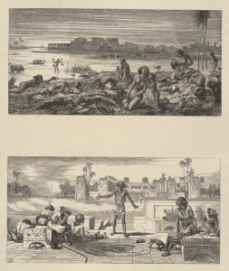 The Water Turned Into Blood–The Boils and Blanes (Dalziels' Bible Gallery) MET DP835832