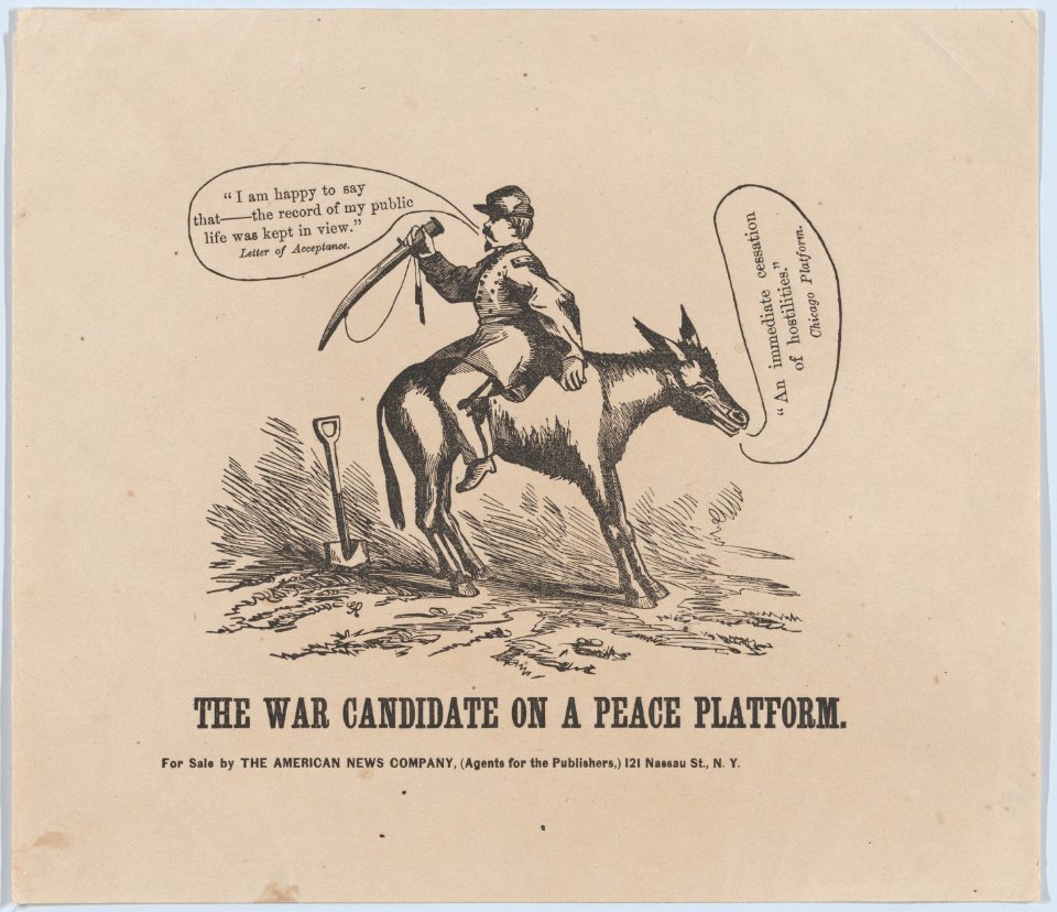 The War Candidate on a Peace Platform MET DP876933